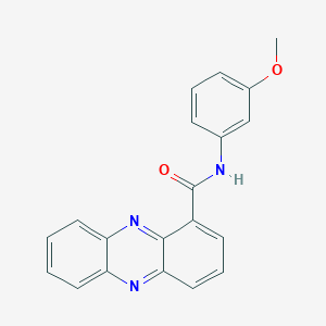 molecular formula C20H15N3O2 B2896441 N-(3-methoxyphenyl)phenazine-1-carboxamide CAS No. 2876-26-8