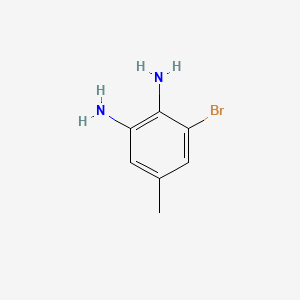 molecular formula C7H9BrN2 B2896540 3-Bromo-5-methylbenzene-1,2-diamine CAS No. 70733-25-4