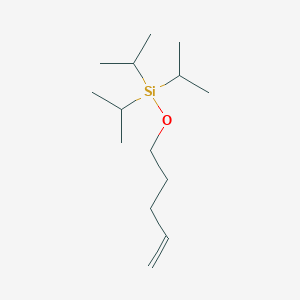 molecular formula C14H30OSi B2896636 Triisopropyl(4-penten-1-yloxy)silane CAS No. 183440-00-8