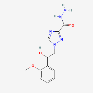 1-[2-hydroxy-2-(2-methoxyphenyl)ethyl]-1H-1,2,4-triazole-3-carbohydrazide