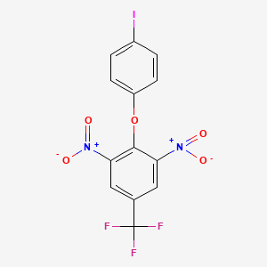 2-(4-Iodophenoxy)-1,3-dinitro-5-(trifluoromethyl)benzene