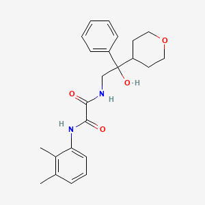 molecular formula C23H28N2O4 B2896880 N-(2,3-dimethylphenyl)-N'-[2-hydroxy-2-(oxan-4-yl)-2-phenylethyl]ethanediamide CAS No. 2034259-34-0