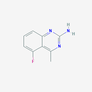 molecular formula C9H8FN3 B2896882 5-Fluoro-4-methylquinazolin-2-amine CAS No. 171003-70-6