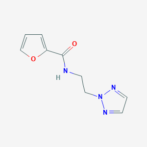 molecular formula C9H10N4O2 B2896934 N-(2-(2H-1,2,3-triazol-2-yl)ethyl)furan-2-carboxamide CAS No. 2097911-62-9