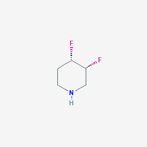 molecular formula C5H9F2N B2896953 (3R,4S)-3,4-Difluoropiperidine CAS No. 1408074-95-2
