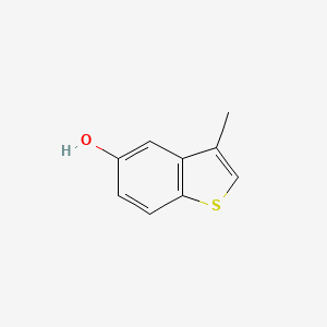 molecular formula C9H8OS B2897164 3-Methylbenzo[b]thiophen-5-ol CAS No. 3610-07-9