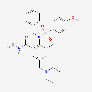 molecular formula C27H33N3O5S B2897192 MMP-9-IN-9 CAS No. 206549-55-5
