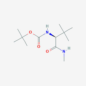 molecular formula C12H24N2O3 B2897312 (S)-Tert-Butyl (3,3-dimethyl-1-(methylamino)-1-oxobutan-2-yl)carbamate CAS No. 200865-04-9
