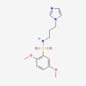 N-(3-Imidazol-1-yl-propyl)-2,5-dimethoxy-benzenesulfonamide