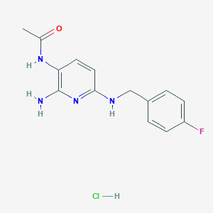 molecular formula C14H16ClFN4O B028975 D 13223 (Flupirtine Metabolite) CAS No. 95777-69-8