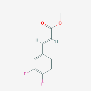 molecular formula C10H8F2O2 B2897599 (E)-Methyl 3-(3,4-difluorophenyl)acrylate CAS No. 218430-47-8