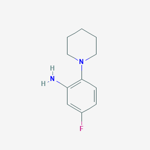 5-Fluoro-2-piperidin-1-yl-phenylamine