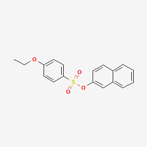 molecular formula C18H16O4S B2897705 Naphthalen-2-yl 4-ethoxybenzenesulfonate CAS No. 326885-42-1