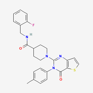 N-(5-chloro-2,4-dimethoxyphenyl)-N'-[3-(5-phenyl-1,3,4-oxadiazol-2-yl)phenyl]urea