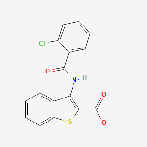 Methyl 3-(2-chlorobenzamido)benzo[b]thiophene-2-carboxylate