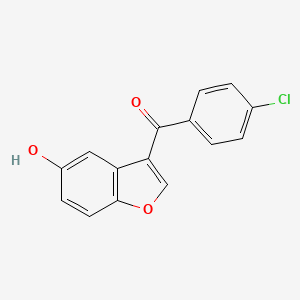 (4-Chlorophenyl)(5-hydroxy-1-benzofuran-3-yl)methanone