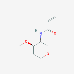N-[(3R,4R)-4-Methoxyoxan-3-yl]prop-2-enamide