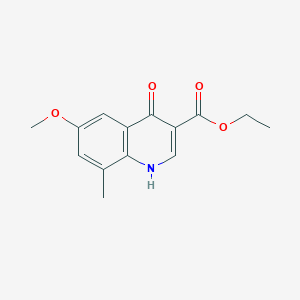 Ethyl 4-Hydroxy-6-methoxy-8-methylquinoline-3-carboxylate
