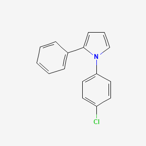 molecular formula C16H12ClN B2897781 1-(4-chlorophenyl)-2-phenyl-1H-pyrrole CAS No. 174519-28-9