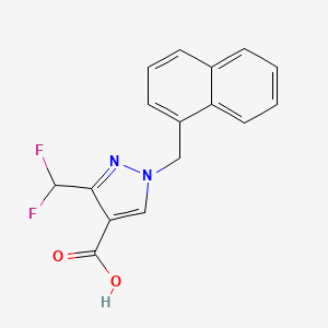 3-(Difluoromethyl)-1-(1-naphthylmethyl)-1H-pyrazole-4-carboxylic acid