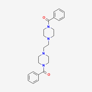 1-Benzoyl-4-[2-(4-benzoylpiperazin-1-yl)ethyl]piperazine