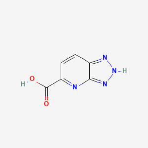 molecular formula C6H4N4O2 B2897824 3H-1,2,3-三唑并[4,5-b]吡啶-5-羧酸 CAS No. 1216149-55-1