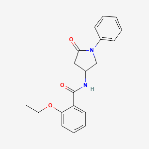 2-ethoxy-N-(5-oxo-1-phenylpyrrolidin-3-yl)benzamide