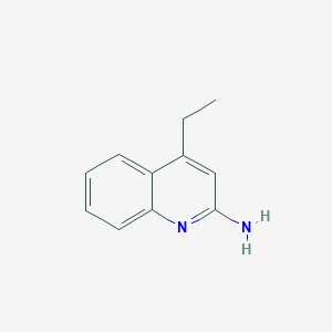 molecular formula C11H12N2 B2897856 4-ethylquinolin-2-amine CAS No. 126921-60-6