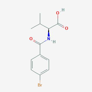 (2S)-2-[(4-bromobenzoyl)amino]-3-methylbutanoic acid