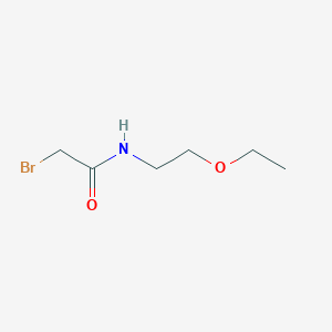 molecular formula C6H12BrNO2 B2897858 2-bromo-N-(2-ethoxyethyl)acetamide CAS No. 321861-46-5