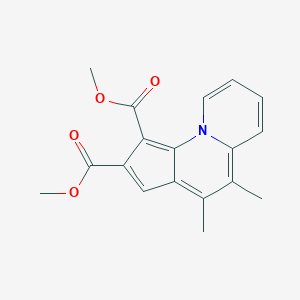 molecular formula C18H17NO4 B289786 dimethyl 4,5-dimethylcyclopenta[c]quinolizine-1,2-dicarboxylate 