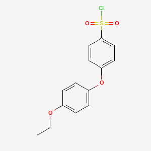 molecular formula C14H13ClO4S B2897903 4-(4-ethoxyphenoxy)benzenesulfonyl Chloride CAS No. 847837-29-0