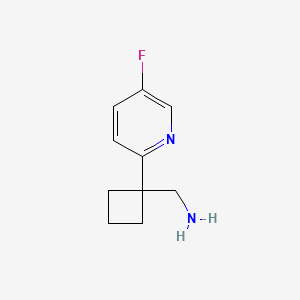 [1-(5-Fluoropyridin-2-yl)cyclobutyl]methanamine