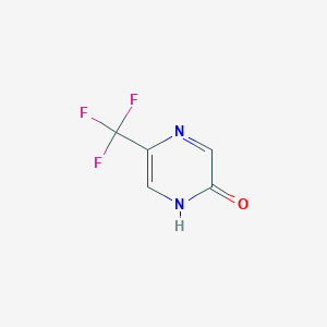 molecular formula C5H3F3N2O B2897972 5-(Trifluoromethyl)pyrazin-2-OL CAS No. 134510-03-5