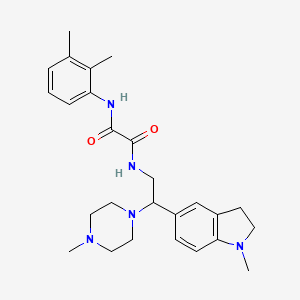 N1-(2,3-dimethylphenyl)-N2-(2-(1-methylindolin-5-yl)-2-(4-methylpiperazin-1-yl)ethyl)oxalamide