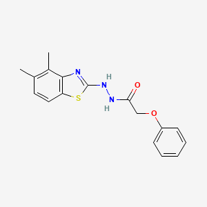 N'-(4,5-dimethyl-1,3-benzothiazol-2-yl)-2-phenoxyacetohydrazide