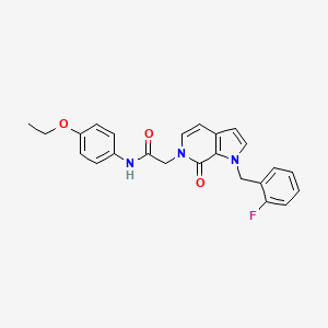 N-(4-ethoxyphenyl)-2-[1-(2-fluorobenzyl)-7-oxo-1,7-dihydro-6H-pyrrolo[2,3-c]pyridin-6-yl]acetamide
