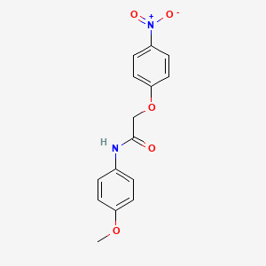 molecular formula C15H14N2O5 B2898070 N-(4-methoxyphenyl)-2-(4-nitrophenoxy)acetamide CAS No. 303795-97-3