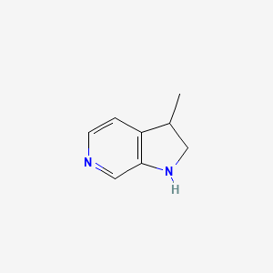 molecular formula C8H10N2 B2898090 3-methyl-1H,2H,3H-pyrrolo[2,3-c]pyridine CAS No. 2253639-42-6