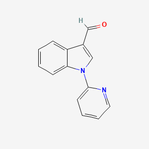 molecular formula C14H10N2O B2898199 1-(pyridin-2-yl)-1H-indole-3-carbaldehyde CAS No. 890095-85-9