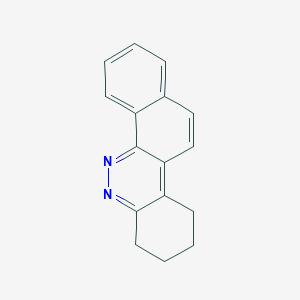 molecular formula C16H14N2 B289821 7,8,9,10-tetrahydrodibenzo[c,h]cinnoline 