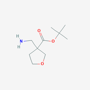 Tert-butyl 3-(aminomethyl)oxolane-3-carboxylate