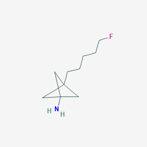 3-(5-Fluoropentyl)bicyclo[1.1.1]pentan-1-amine