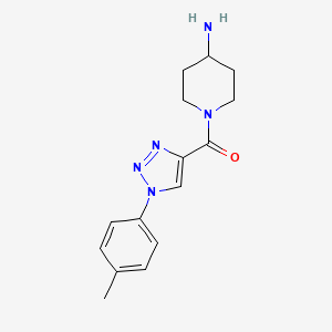 1-{[1-(4-methylphenyl)-1H-1,2,3-triazol-4-yl]carbonyl}piperidin-4-amine