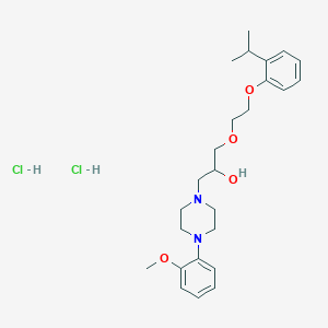 1-(2-(2-Isopropylphenoxy)ethoxy)-3-(4-(2-methoxyphenyl)piperazin-1-yl)propan-2-ol dihydrochloride