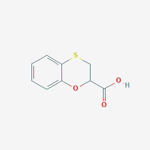 molecular formula C9H8O3S B2898275 2,3-Dihydro-1,4-benzoxathiine-2-carboxylic acid CAS No. 92642-95-0