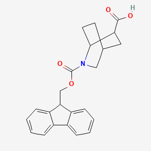 2-{[(9H-fluoren-9-yl)methoxy]carbonyl}-2-azabicyclo[2.2.2]octane-6-carboxylic acid