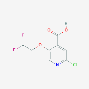 2-Chloro-5-(2,2-difluoroethoxy)pyridine-4-carboxylic acid