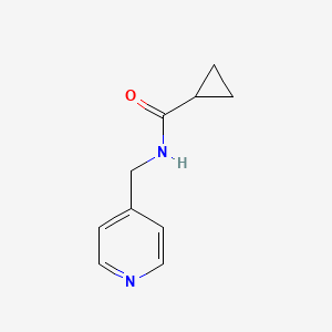 molecular formula C10H12N2O B2898308 N-[(pyridin-4-yl)methyl]cyclopropanecarboxamide CAS No. 111711-20-7