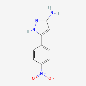 B2898324 5-(4-Nitrophenyl)-2H-pyrazol-3-ylamine CAS No. 78583-83-2; 78583-83-2 ; 916792-02-4